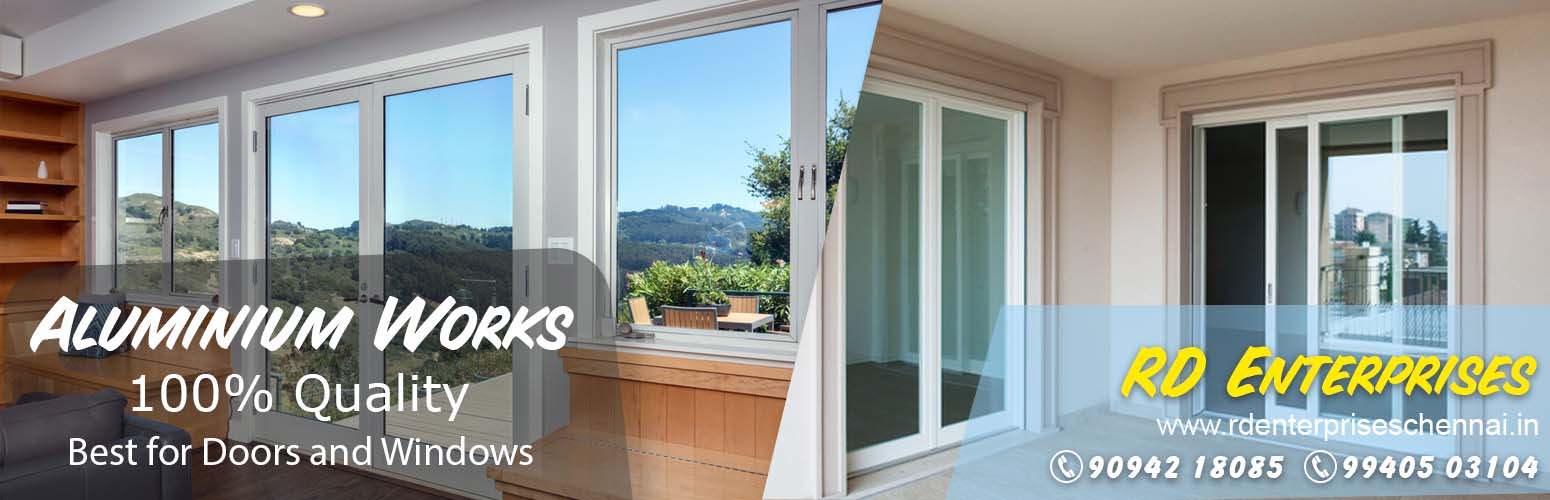 Aluminium Works - RD Enterprises PVC Doors and Modular Kitchen Nanmangalam, Chennai, Tamil Nadu 600129