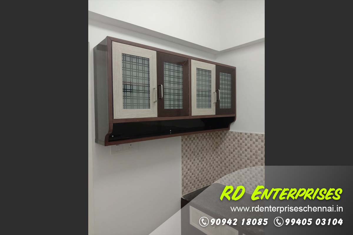 Modular Kitchen - RD Enterprises PVC Doors and Modular Kitchen Nanmangalam, Chennai, Tamil Nadu 600129
