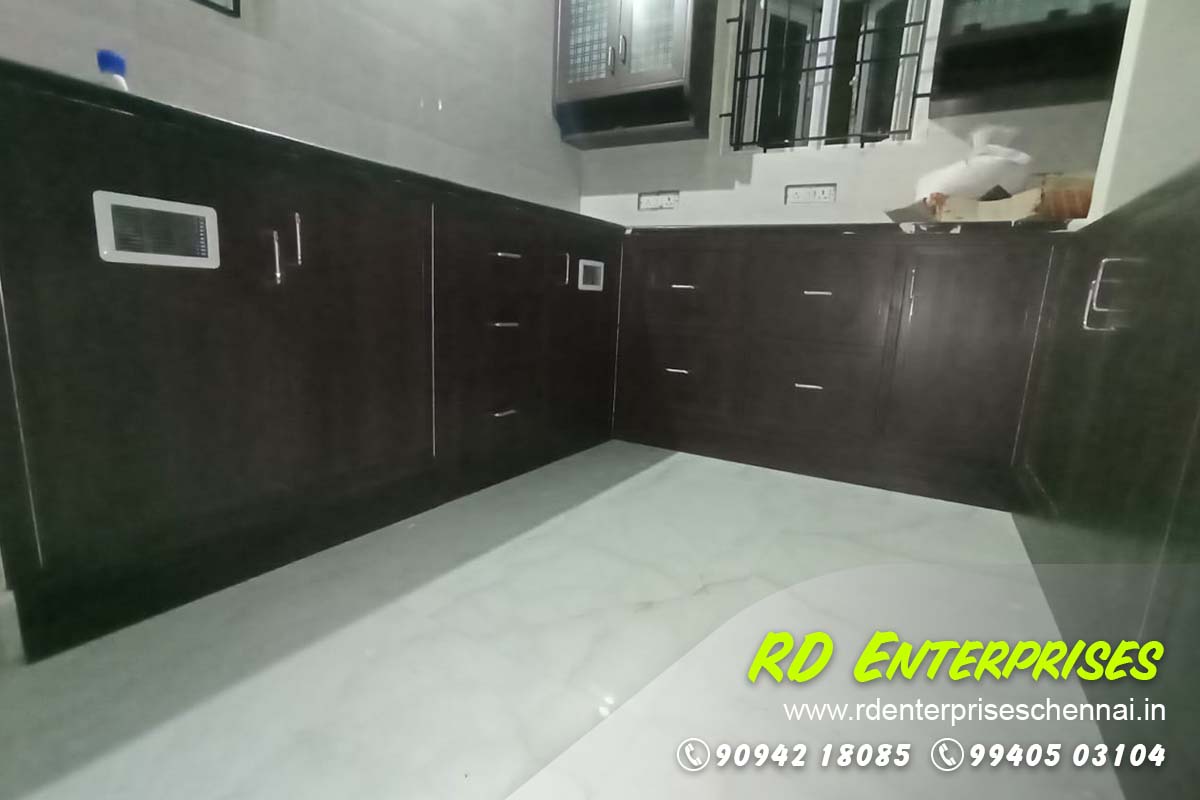 Modular Kitchen - RD Enterprises PVC Doors and Modular Kitchen Nanmangalam, Chennai, Tamil Nadu 600129