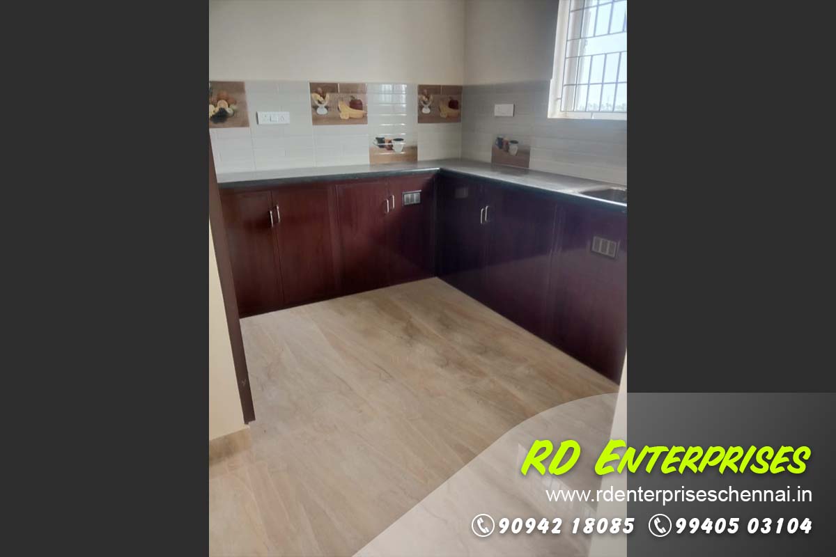 Modular Kitchen - RD Enterprises PVC Doors and Modular Kitchen Nanmangalam, Chennai, Tamil Nadu 600129
