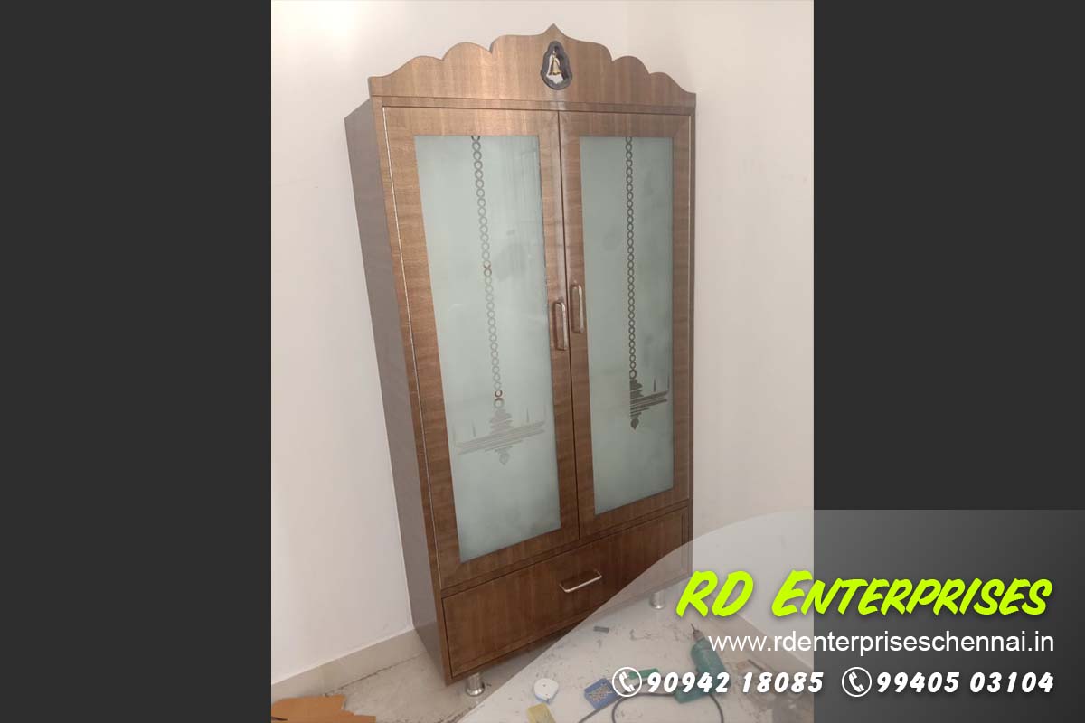 Pooja Shelf - RD Enterprises PVC Doors and Modular Kitchen Nanmangalam, Chennai, Tamil Nadu 600129