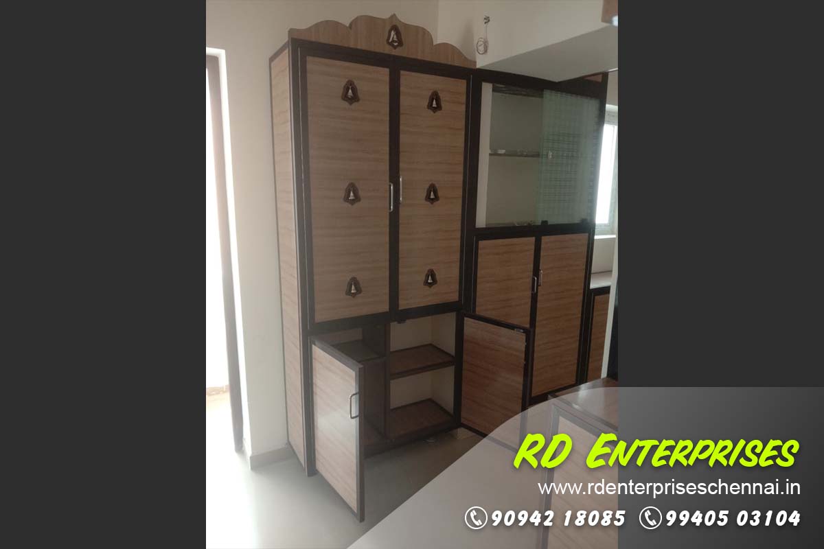 Pooja Shelf - RD Enterprises PVC Doors and Modular Kitchen Nanmangalam, Chennai, Tamil Nadu 600129