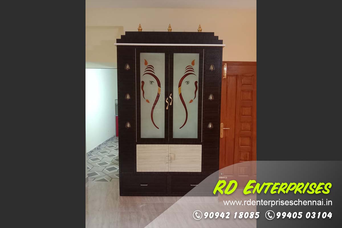 Pooja Shelf - RD Enterprises PVC Doors and Modular Kitchen Nanmangalam, Chennai, Tamil Nadu 600129
