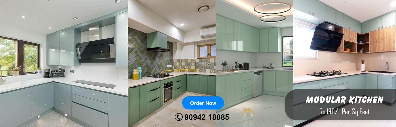Modular Kitchen - RD Enterprises PVC Doors and Modular Kitchen Nanmangalam, Chennai, Tamil Nadu 600129