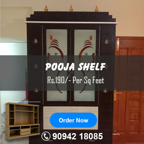 Pooja Shelf - RD Enterprises PVC Doors and Modular Kitchen Nanmangalam, Chennai, Tamil Nadu 600129