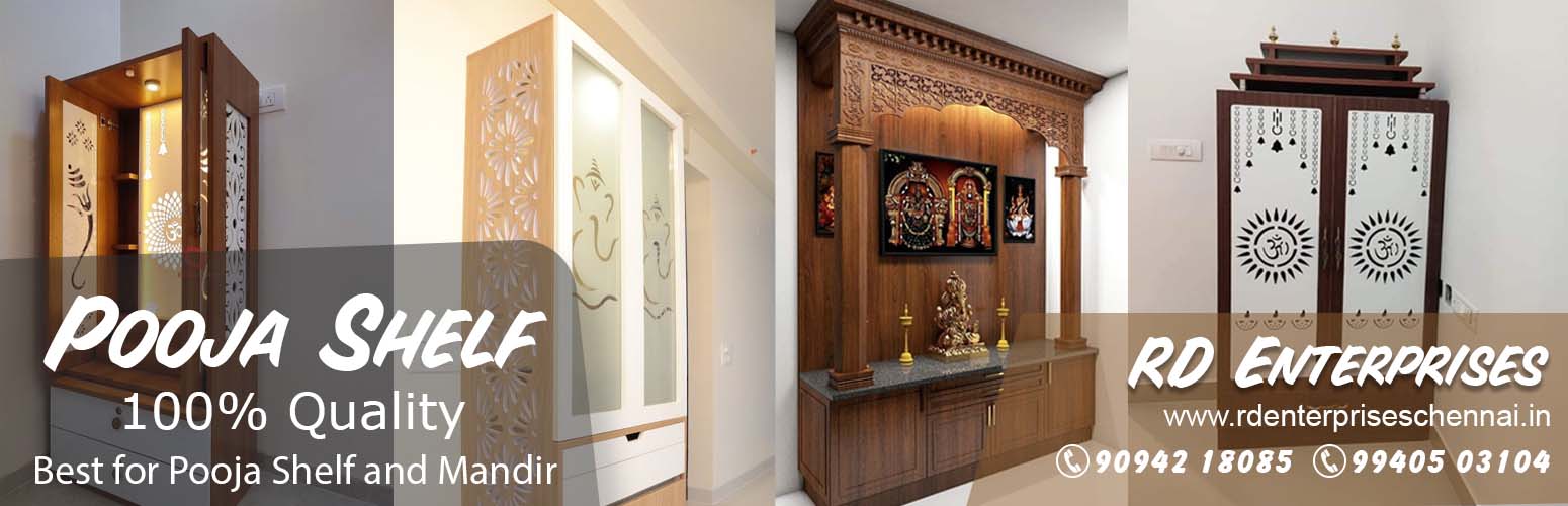 Pooja Shelf - RD Enterprises PVC Doors and Modular Kitchen Nanmangalam, Chennai, Tamil Nadu 600129