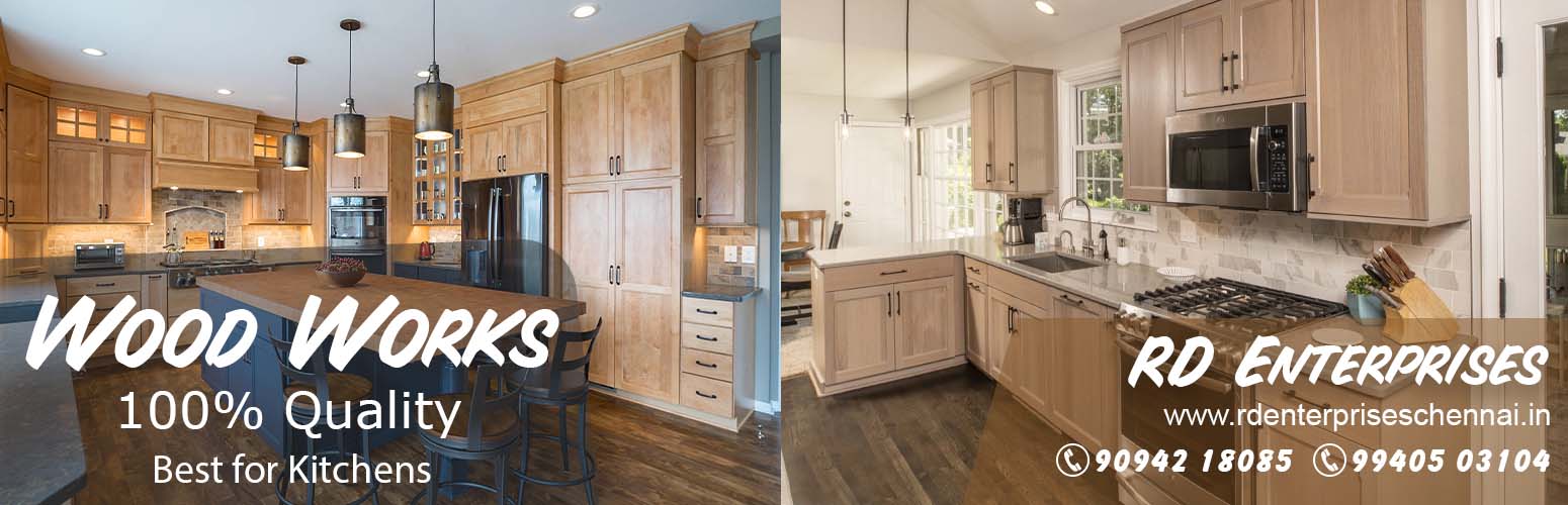 Wood Works - RD Enterprises PVC Doors and Modular Kitchen Nanmangalam, Chennai, Tamil Nadu 600129